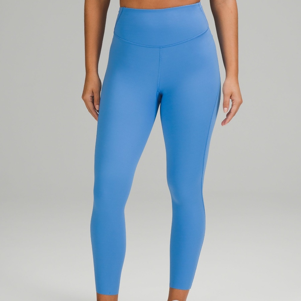 Lululemon BLUE NILE Size 2 Base Pace High-Rise Running Tight 25'' Brushed Nulux